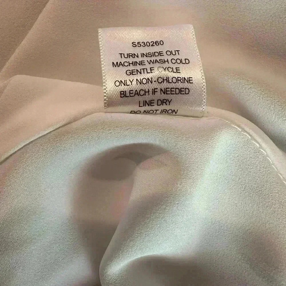 Brixon Ivy White Tank with Silver Print with Open Back in Size Small - Picture 7 of 7